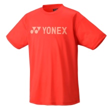 Yonex Koszulka treningowa Practice Logo YM0046 (100% poliester) 2024 czerwona męska